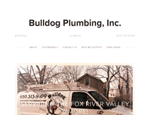 Tablet Screenshot of bulldog-plumbing.com